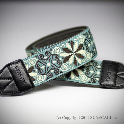 Sunetec Bloom Camera Strap- Bluish Green